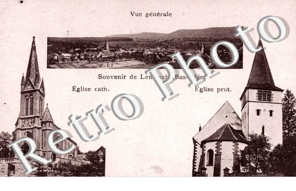 Eglise catholique, Eglise protestante, Vue Generale