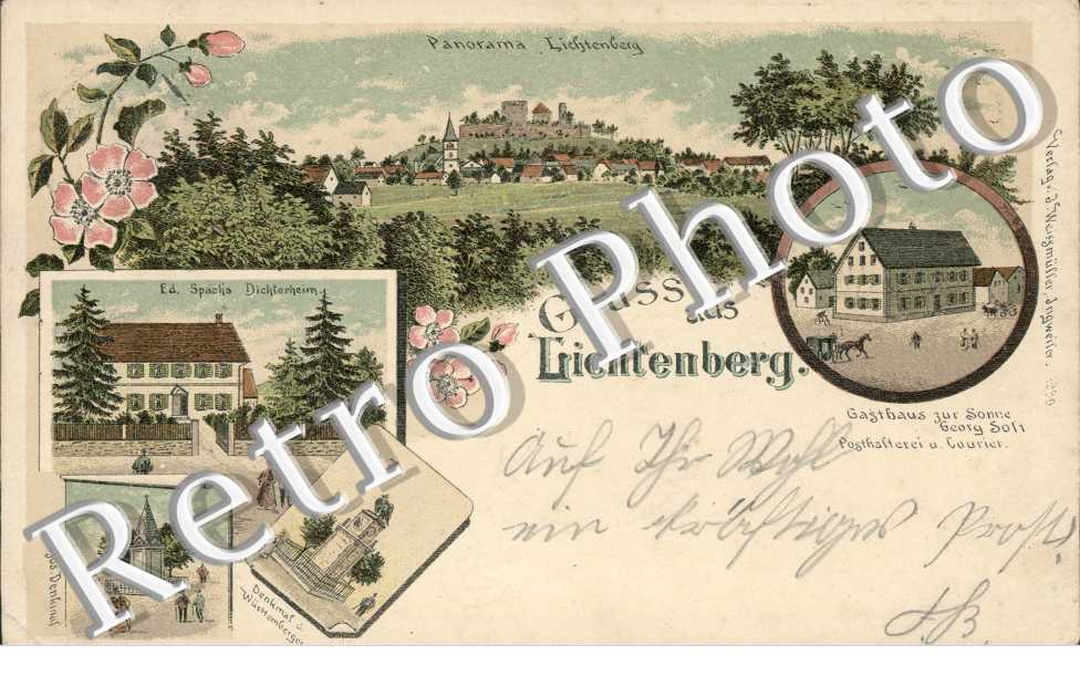 Panorama Lichtenberg, Gasthaus zur Sonne Georg Soft