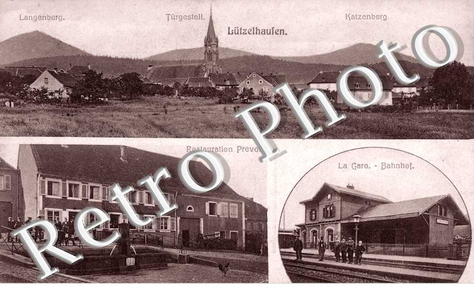 Langenberg, Turgestell, Katzenberg, Bahnhof, Restauration Prevot