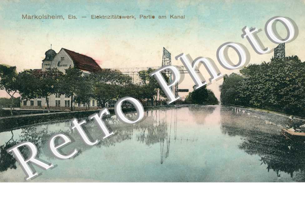 Elektrizitatswerk, Partie am Kanal