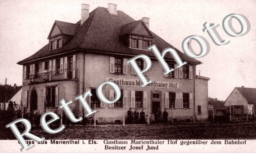 gruss aus marienthal.  gasthaus..besitzer Josef Jund
