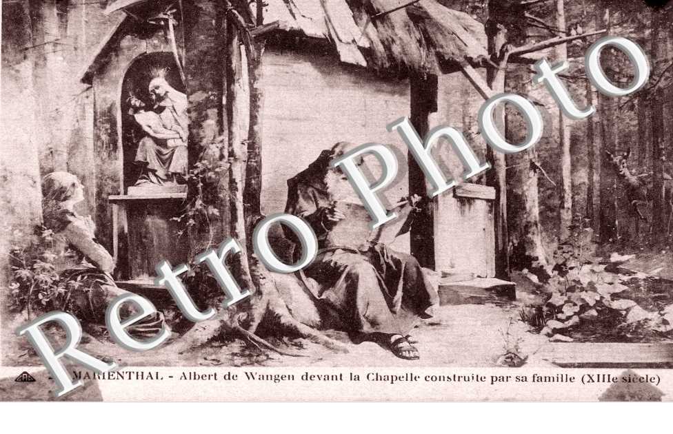 Albert de Wangen devant la Chapelle