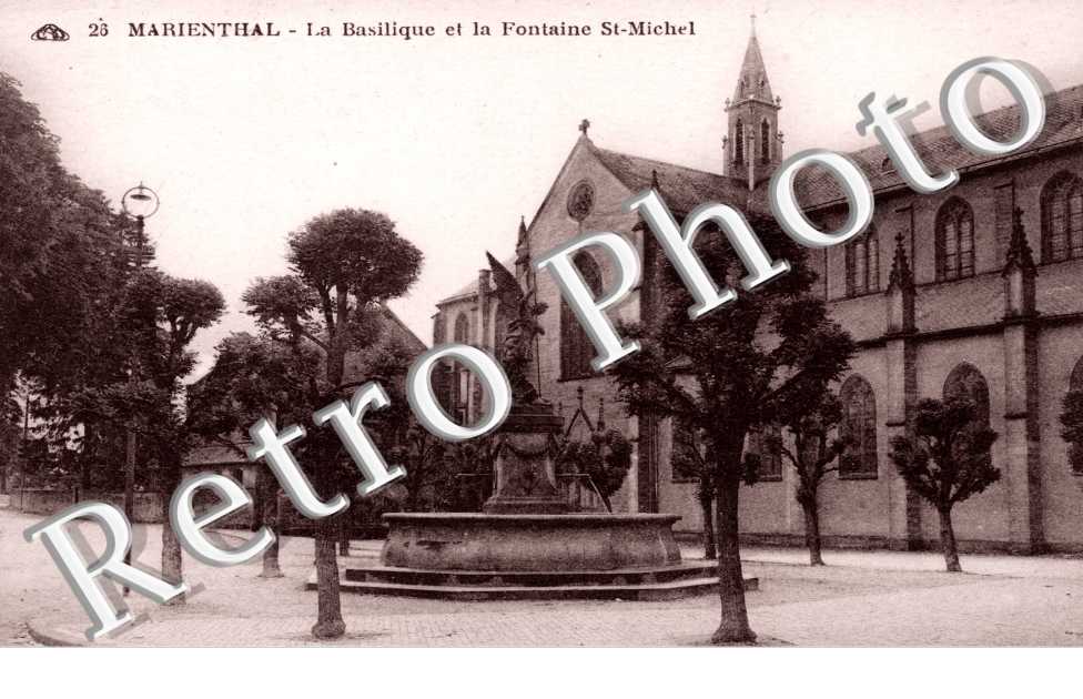 la Basilique et la fontaine Saint-Michel