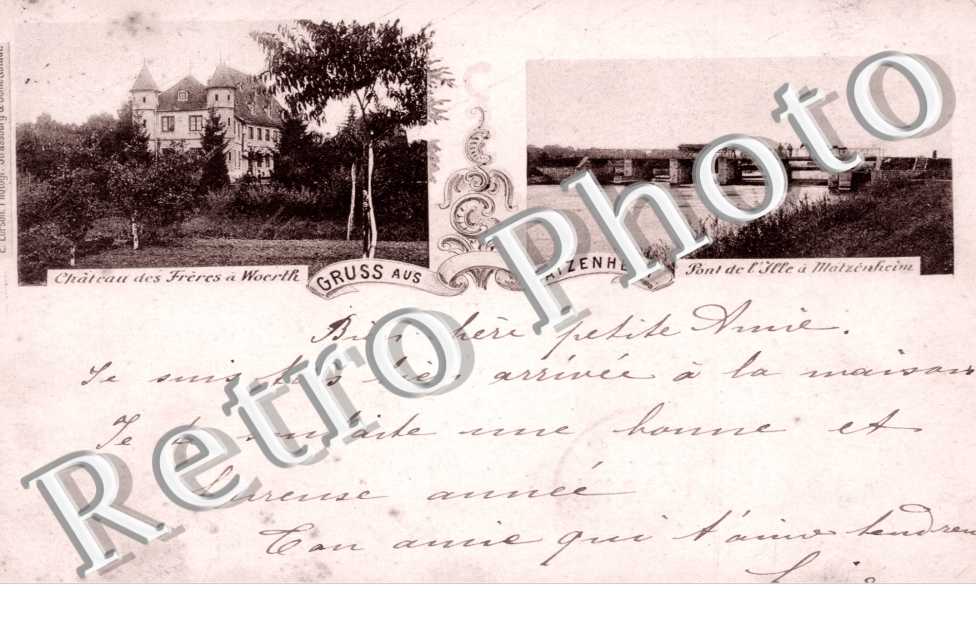 Pont de l&#039;Ile - chateau des freres a Woerth