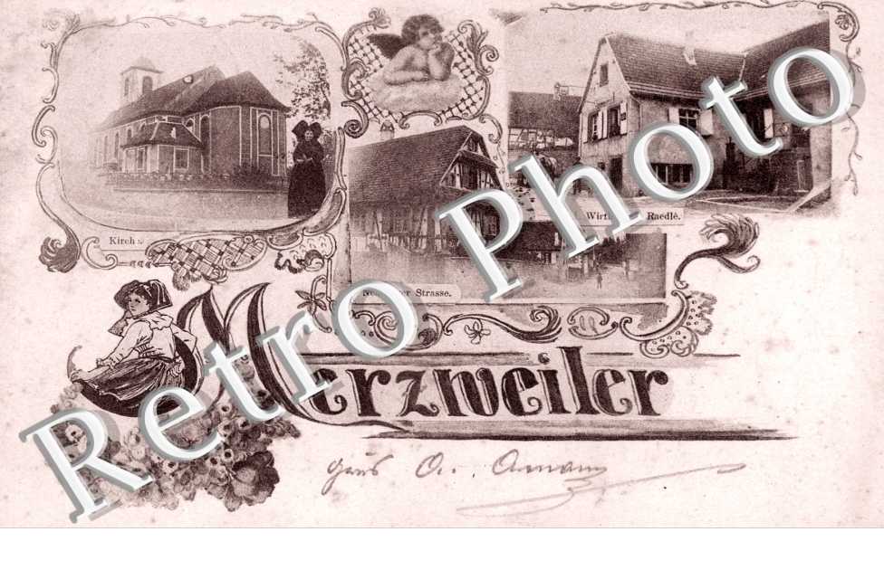 Wirtschaft Raedle, Kirche, Neuburger Strasse