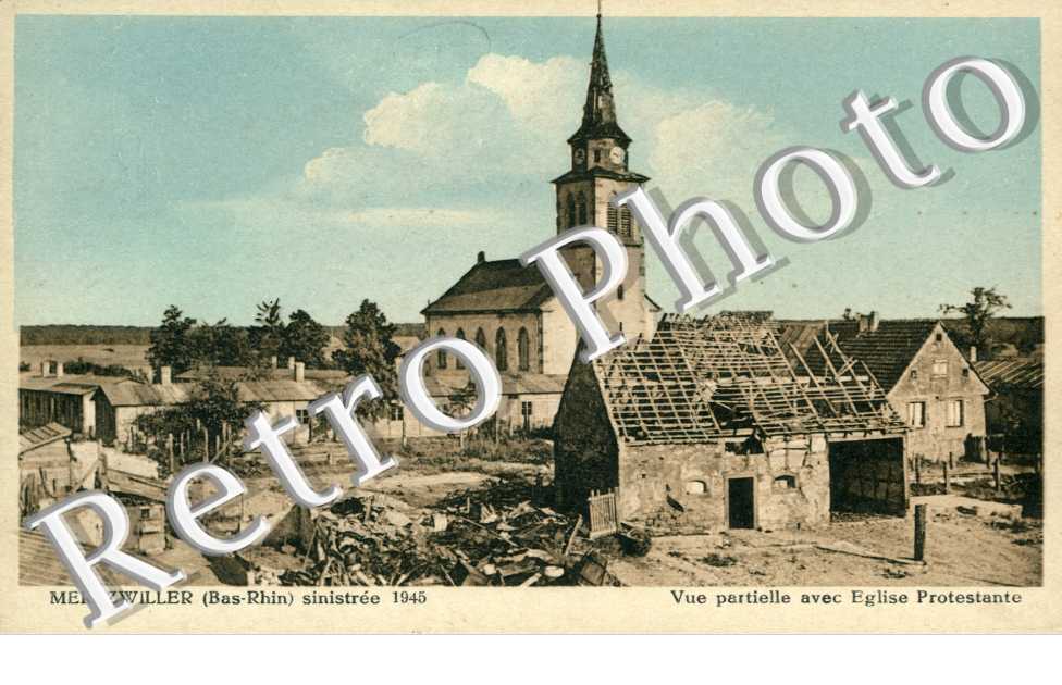 Vue partielle avec Eglise Protestante