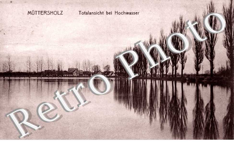 Totalansicht bei Hochwasser