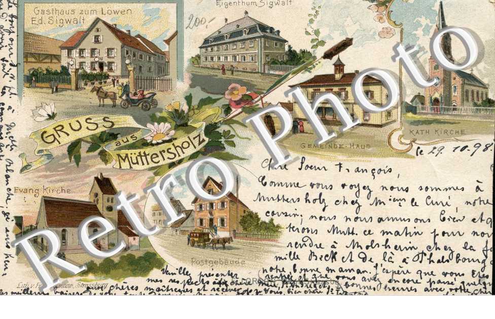 Gruss aus Muttersholz (multi - vues - dessins)