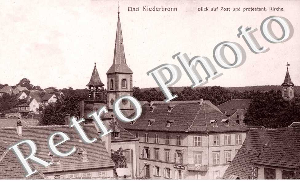la Poste et temple protestant