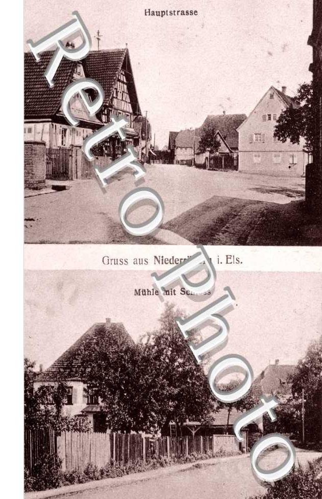 Haptstrasse - Muhle mit Schloss