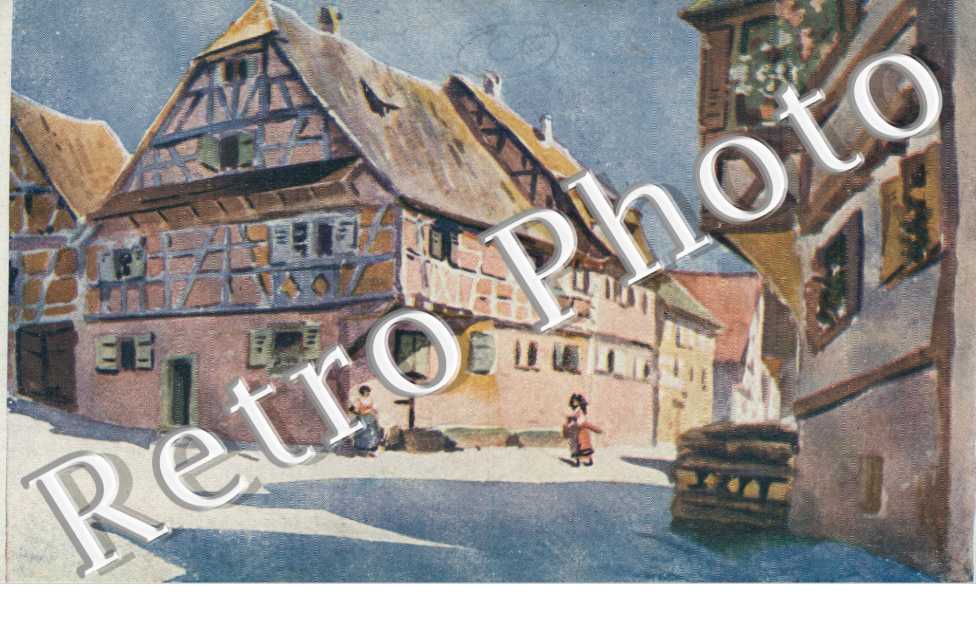 carte style dessin couleur