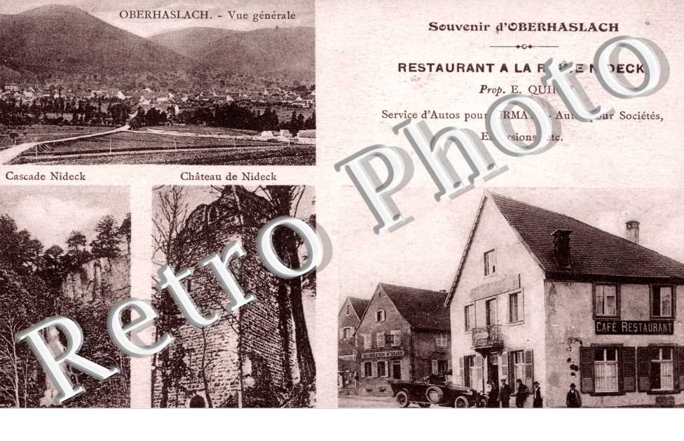 Restaurant a la ruine Nideck - Proprietaire E. Quirin