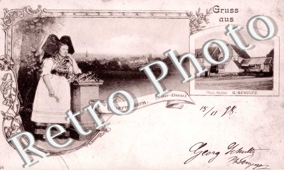 Une femme en costume traditionel
