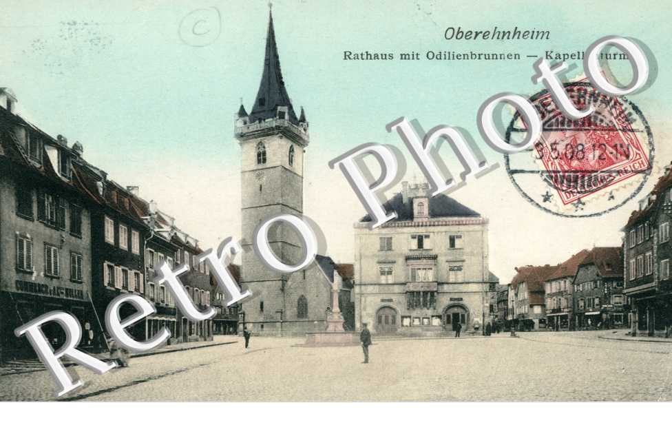 Rathaus mit Odilienbrunnen, Kapellenturm