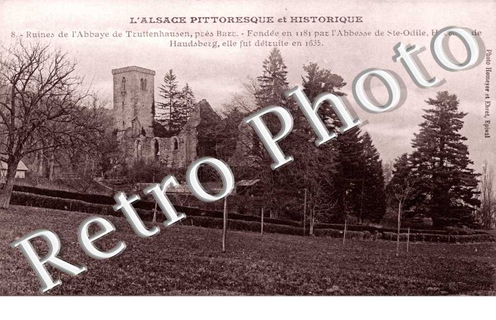 ruines de l&#039;abbaye de Truttenhausen, pres Barr
