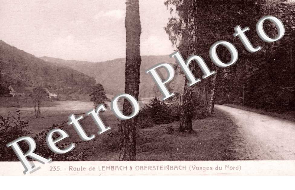 Route de Lembach a Osteinbach