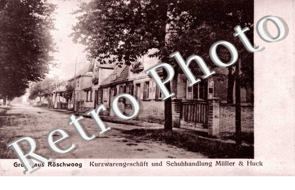 Kurzwarengeschaft und Schuhhandlung Muller & Hunk