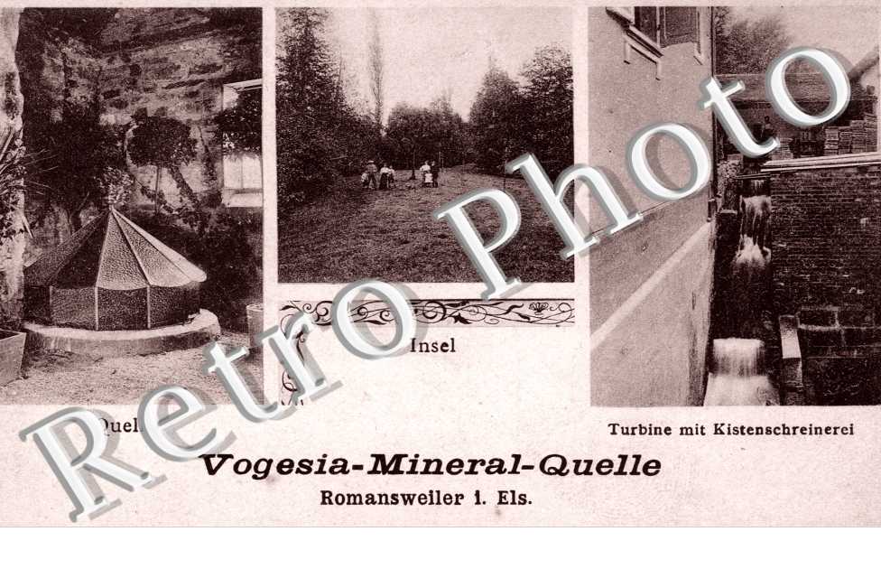 Vogesia Mineral Quelle, Insel, Turbine