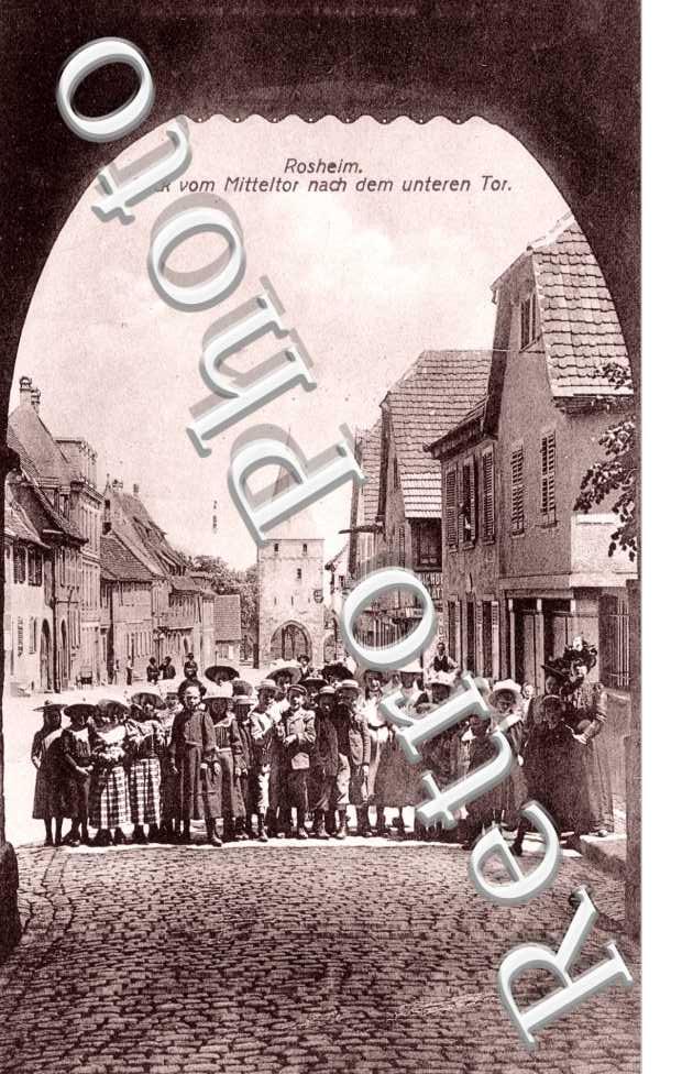 blick vom mitteltor nach dem unteren tor