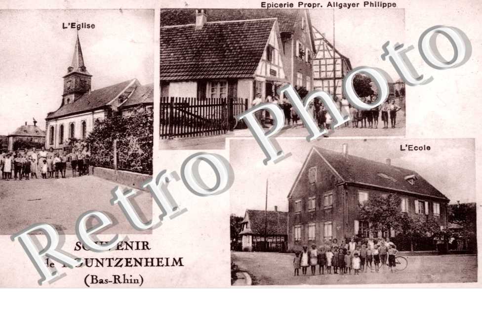 Eglise, Epicerie et Ecole