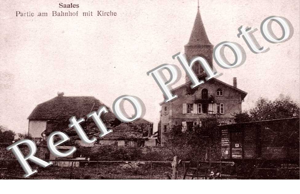 Partie am bahnhof mit Kirche