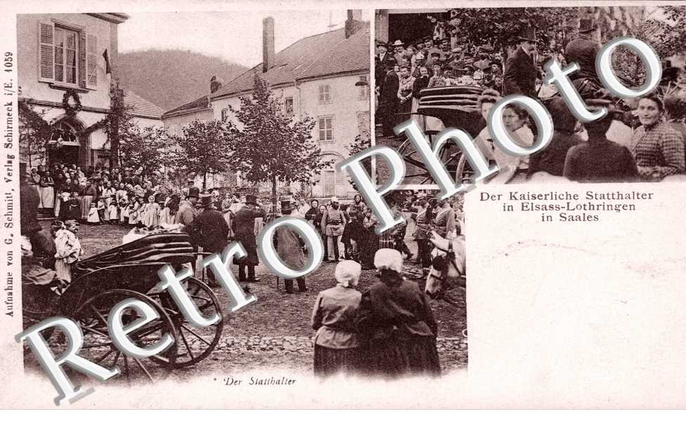 Der Kaiserliche Statthalter in Elsass-Lothringen in Saales