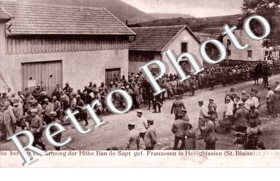 die bei der Ersturmung der Hohe Ban de Sapt gef. franzosen in Heiligblasien