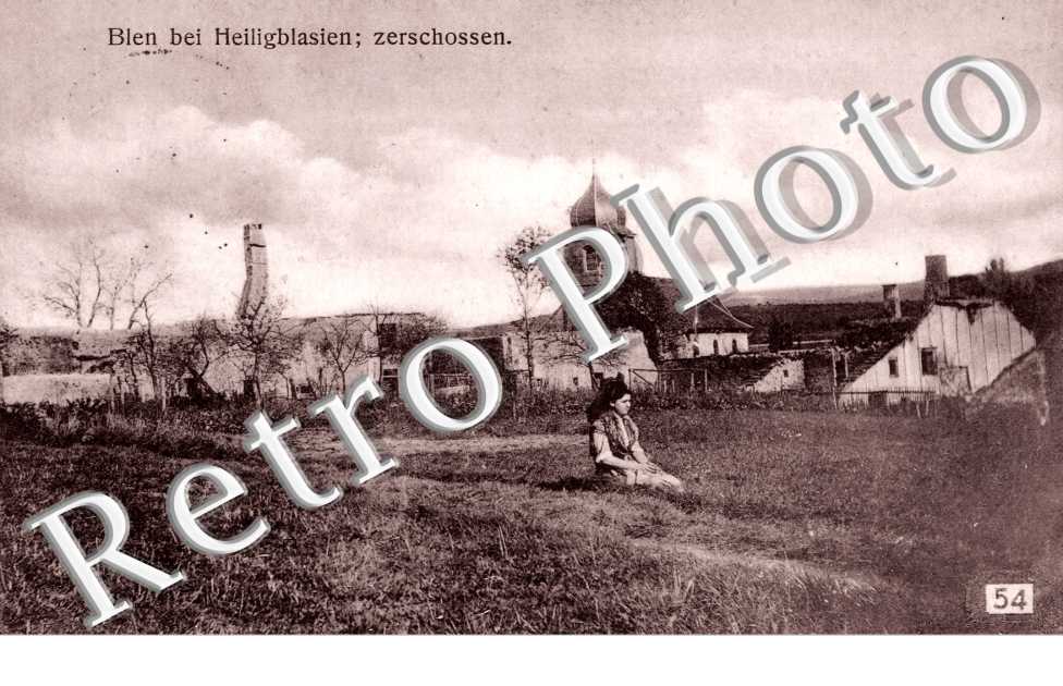 Blen bei Heiligblasien; zerschossen