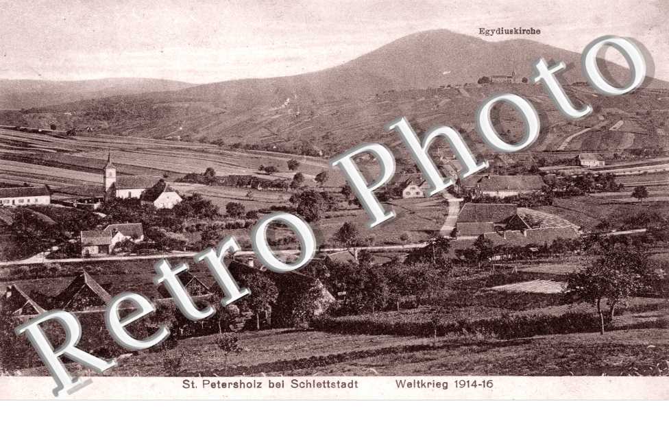 Saint Peterholz bei Schlettstadt, Weltkrieg 1914-1916