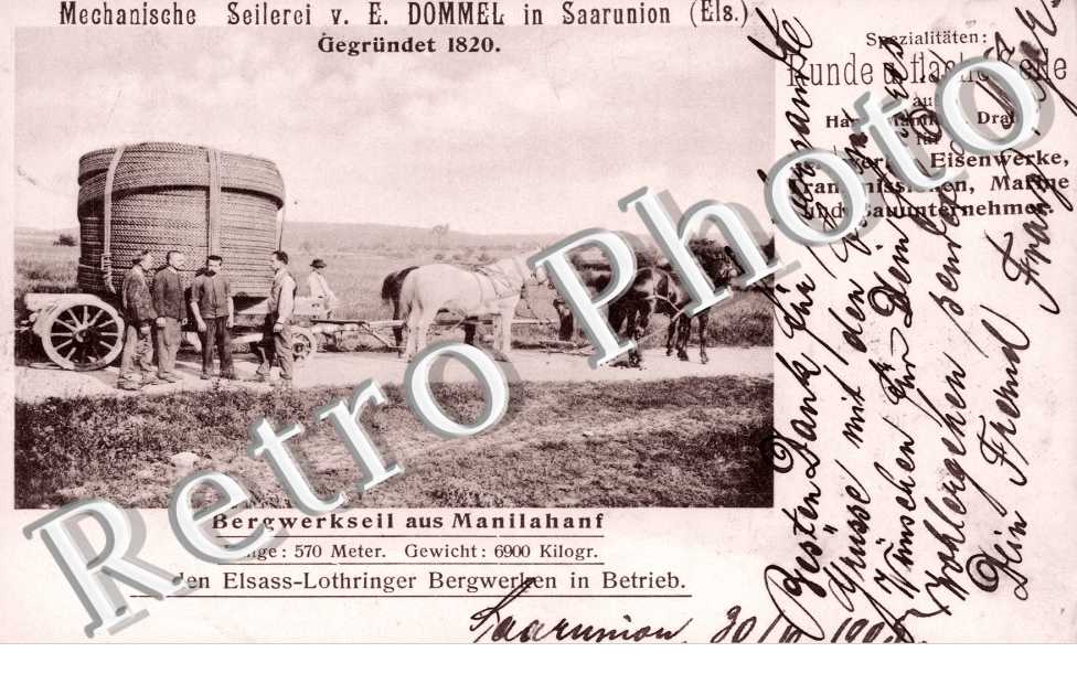 Mechanische Seilerei V. E Dommel