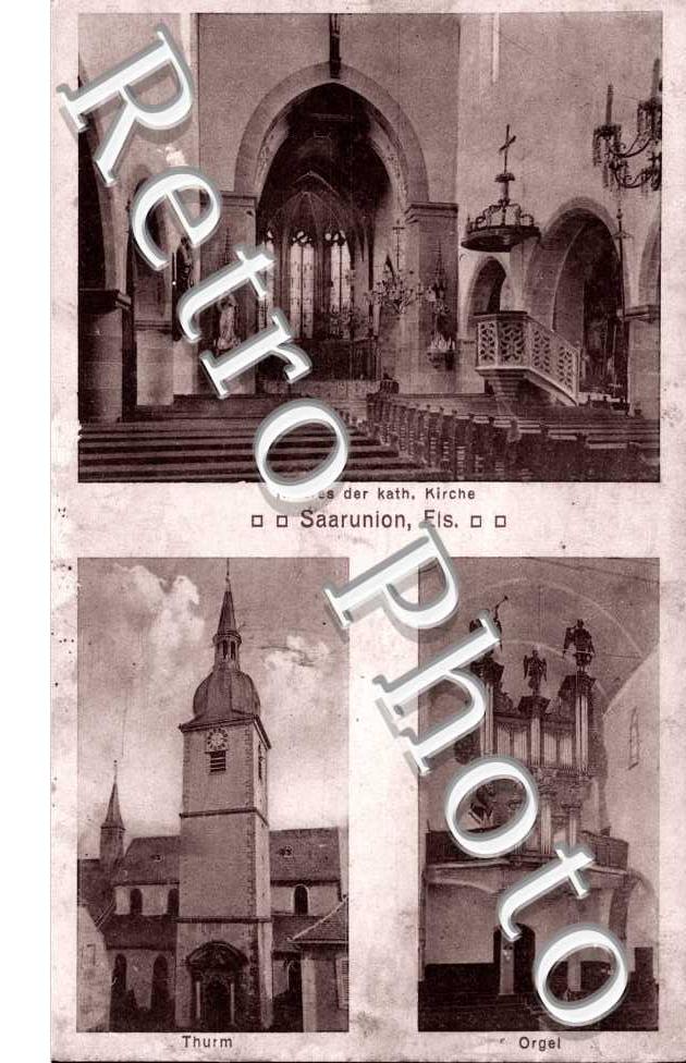 Inneres der Kath. Kirche  Thurm  Orgel