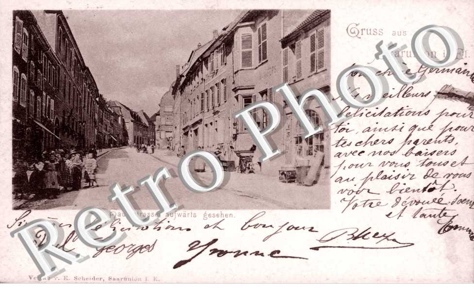 Hauptstrasse aufwarts gesehen
