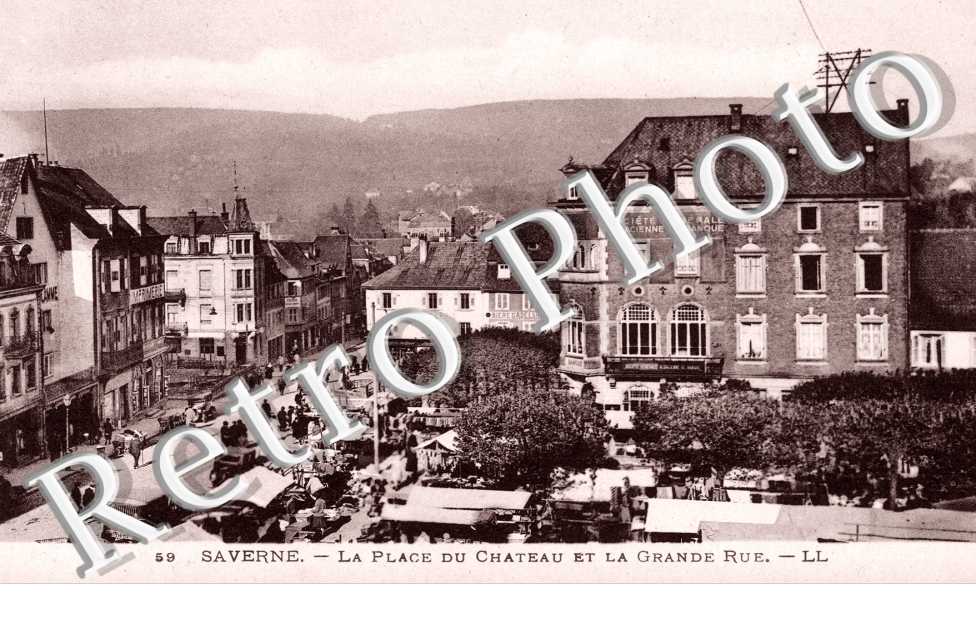 la Place du Chateau et la Grande Rue