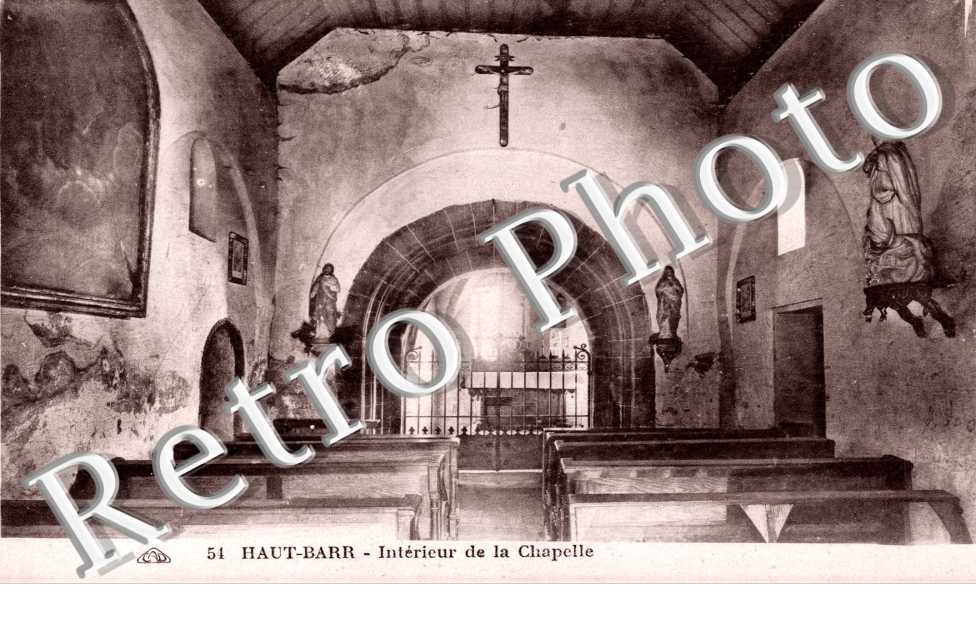 Haut Barr  Interieur de la Chapelle