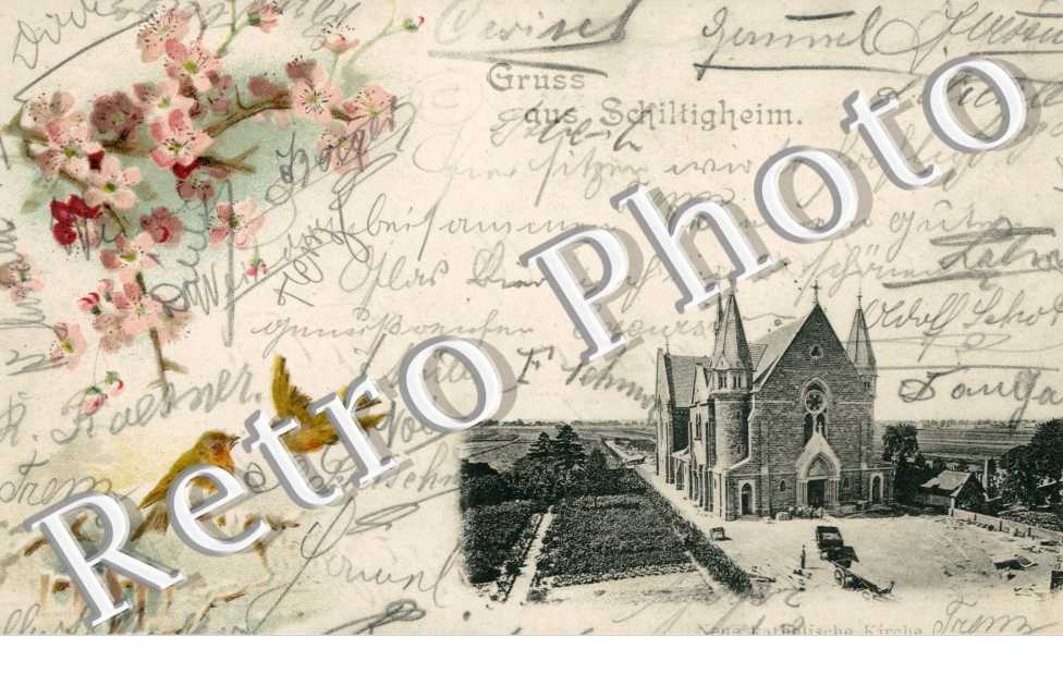 Katholische Kirche, Gruss aus Schiltigheim