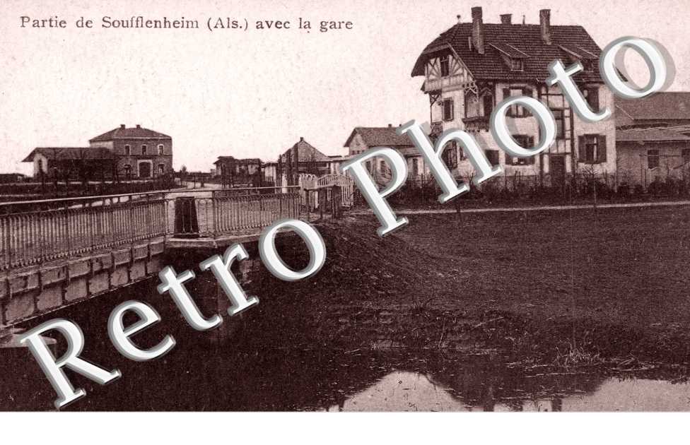 partie du village avec la gare