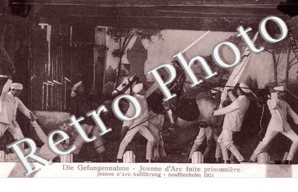 Jeanne  d'Arc faite prisonniere  -  Jeann d'Arc-Auffuhrung 1921