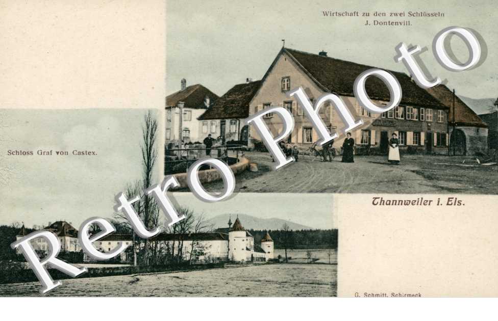 Schloss Graf von Castex, Wirtschaft zu den zwei Schlusseln J. Dontenvill