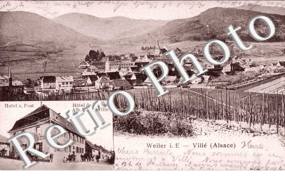 Weiler, Hotel de la Poste et vue generale