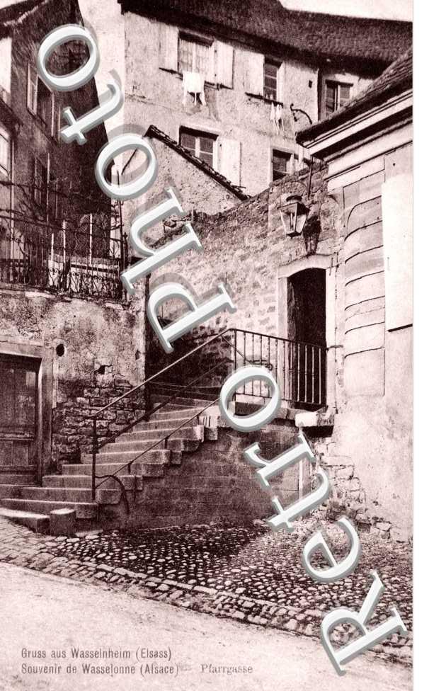 Souvenir de Wasselonne, Pfarrgasse