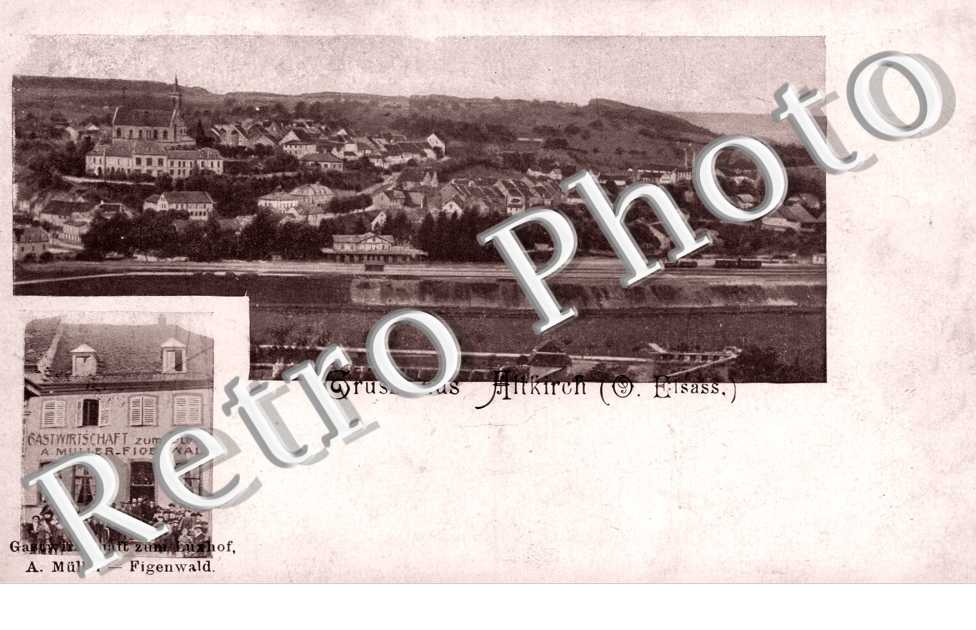 Vue aérienne panoramique - Gastwirtschaft