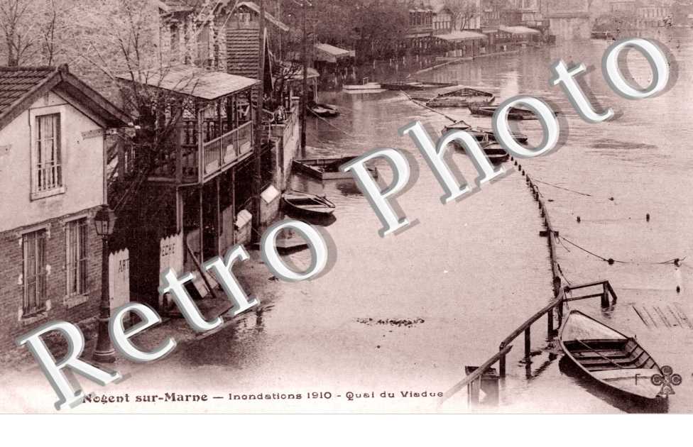 Inondations 1910, Quai du Viaduc