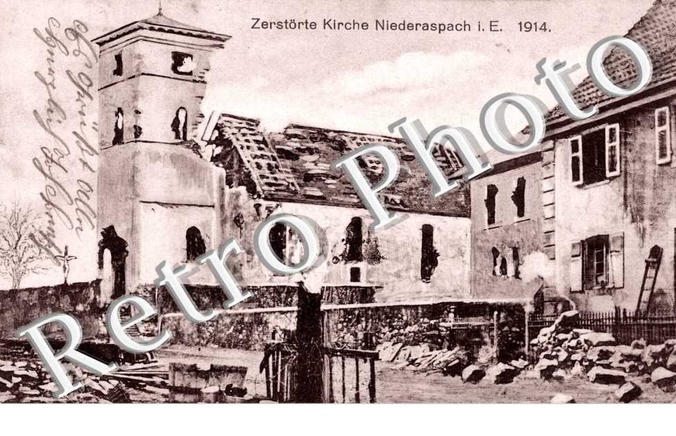 zerstorte kirche Niederaspach