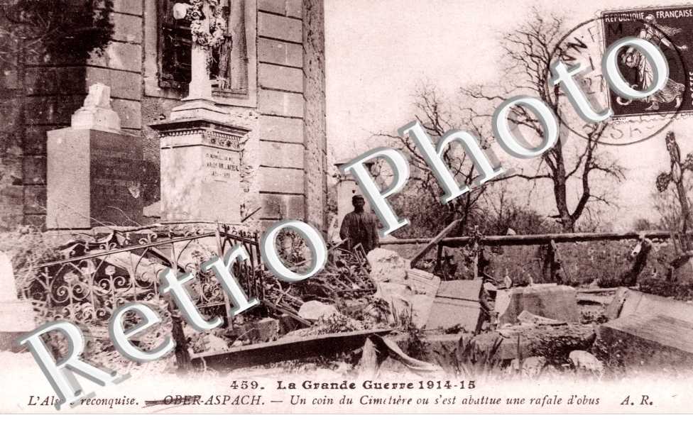 un coin du cimetiere ou s&#039;est abattue une rafale d&#039;obus