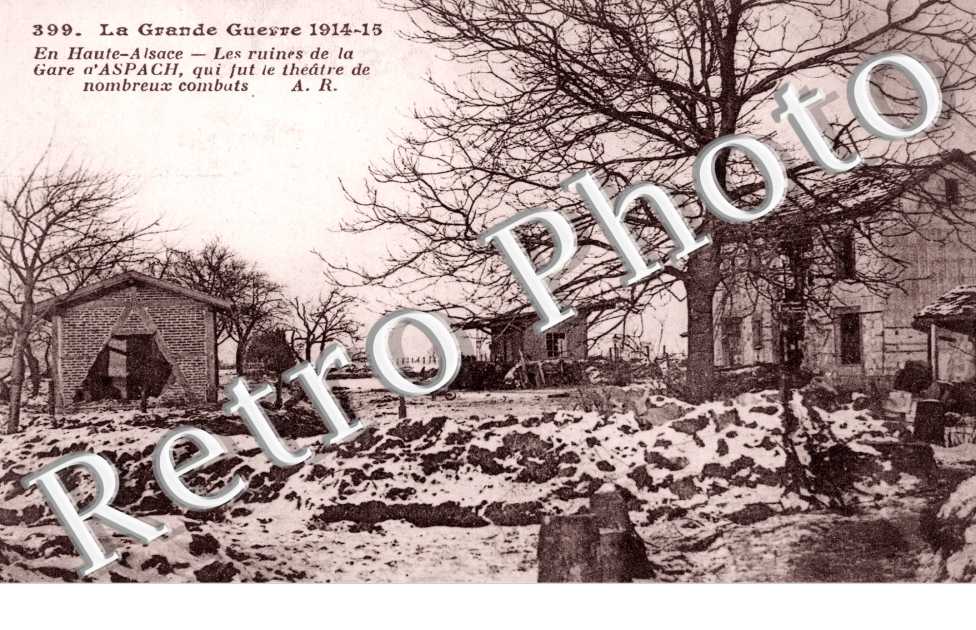 les ruines de la gare