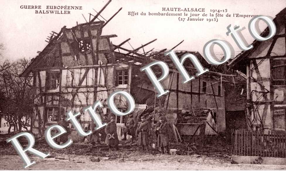 Effet du bombardement - 17 janvier 1915