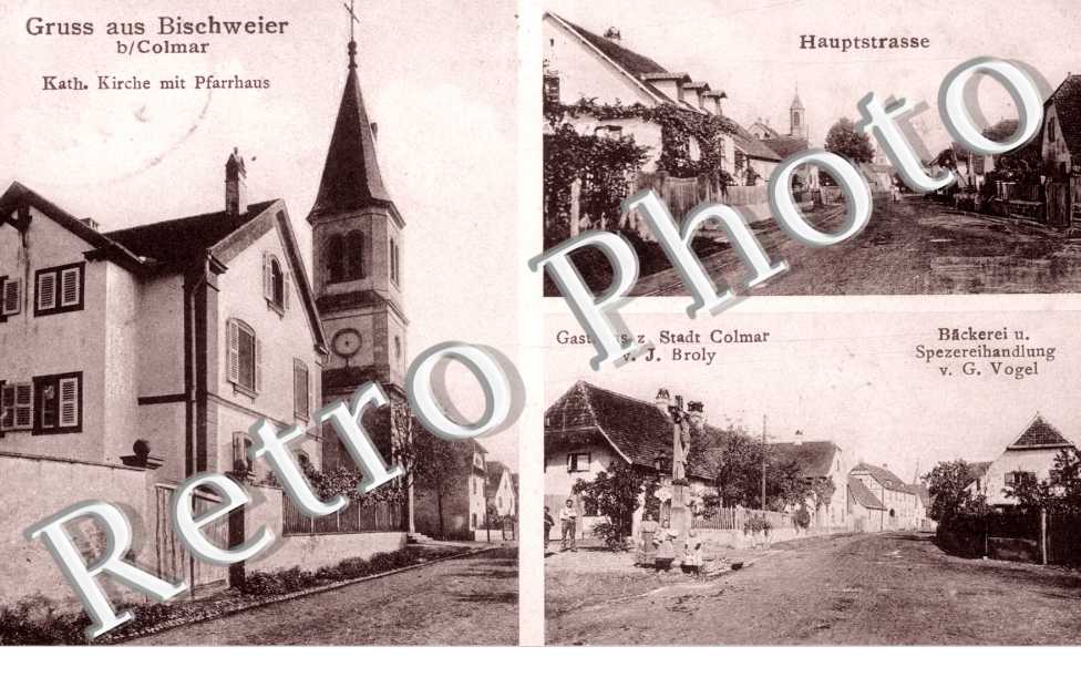 haupstrasse kath kirche mit pfarrhaus