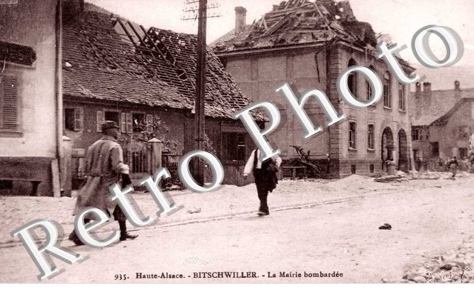la mairie bombardee