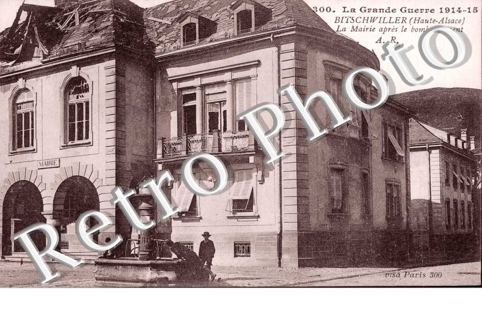 La Mairie apres le Bombardement