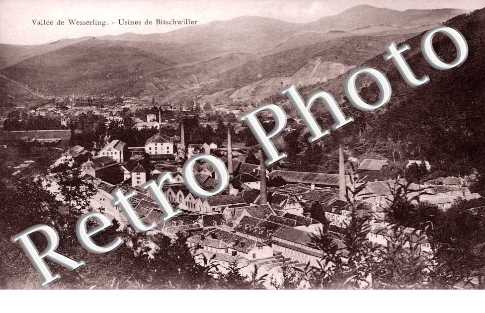 Vallée de Wesserling, usines de Bitschwiller
